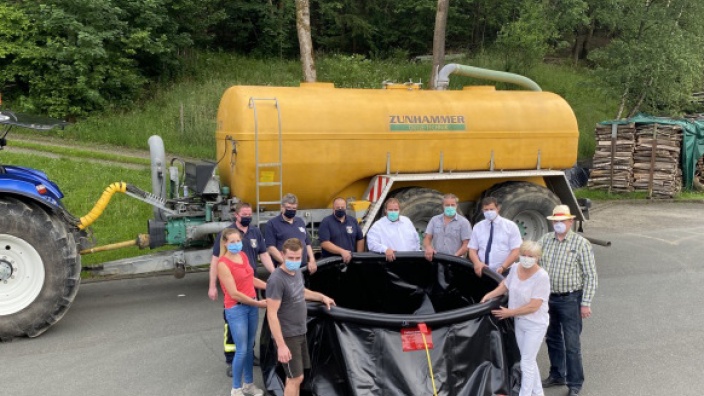 5000-Liter-Löschwasserbehälter