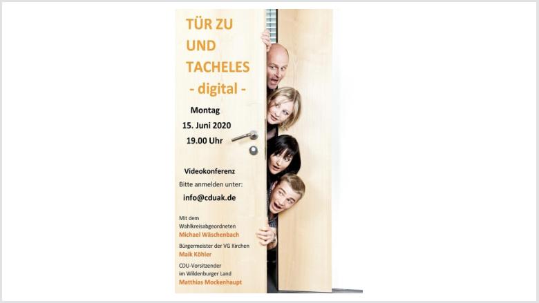 Tür zu und Tacheles Tür zu und Tacheles